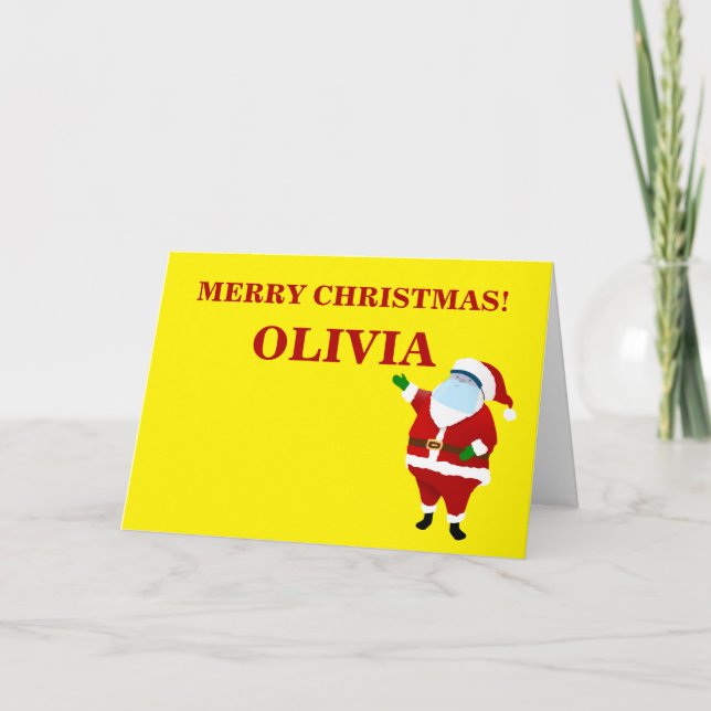 Merry Covid jul Helgkort (Framsida)