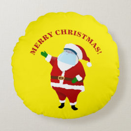 Merry Covid jul Rund Kudde