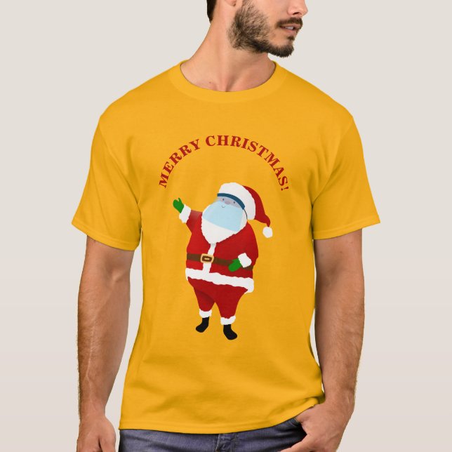 Merry Covid jul T Shirt (Framsida)