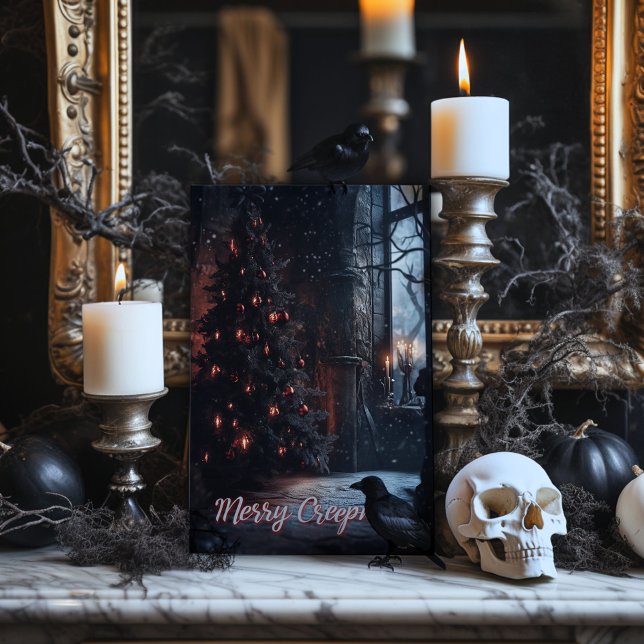 Merry Creepmas-julkort Tack Kort (Skapare uppladdad)