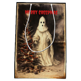 Merry Creepmas Spooky Ghost Gothic Vintage
