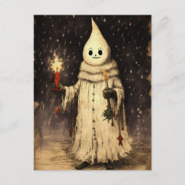 Merry Creepmas Spooky Ghost Gothic Vintage Vykort