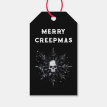 Merry Creepmas Spooky Gothic Snowflake