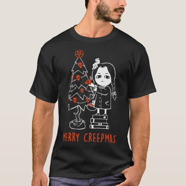 Merry Creepmas T Shirt (Framsida)