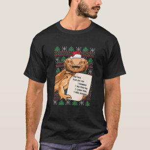 Merry Cricks Bearded Dragon Ugly jul Pajam T Shirt
