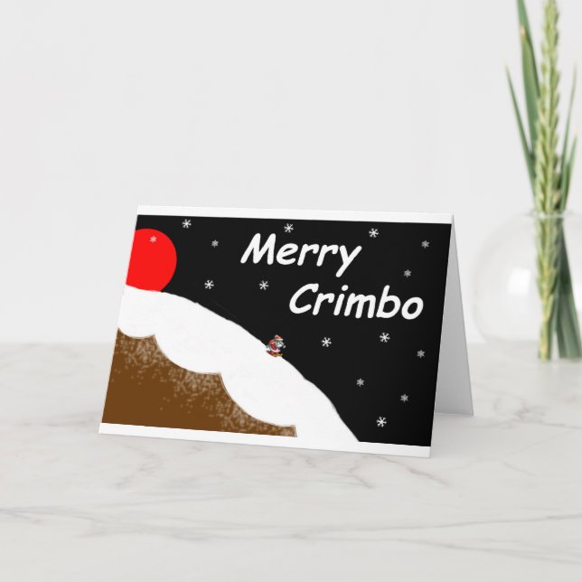 Merry Crimbo Helgkort (Framsida)