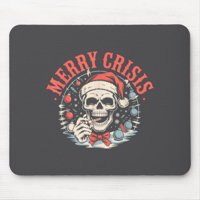 Merry Crisis Dark Humor Sarcastic Christmas Goth P Musmatta (Framsidan)
