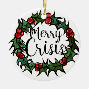 Merry Crisis Julgransprydnad Keramik