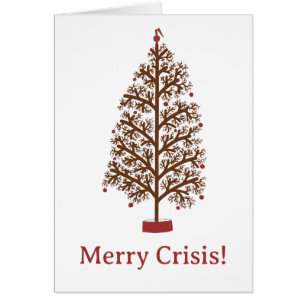 Merry Crisis, tidigare ägt Julgran Hälsningskort