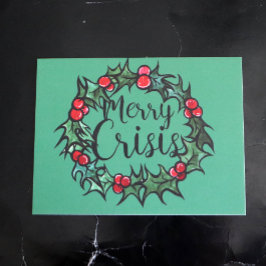 Merry Crisis Vykort