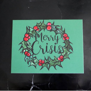 Merry Crisis Vykort