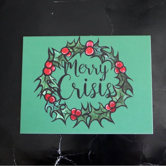 Merry Crisis Vykort (Skapare uppladdad)