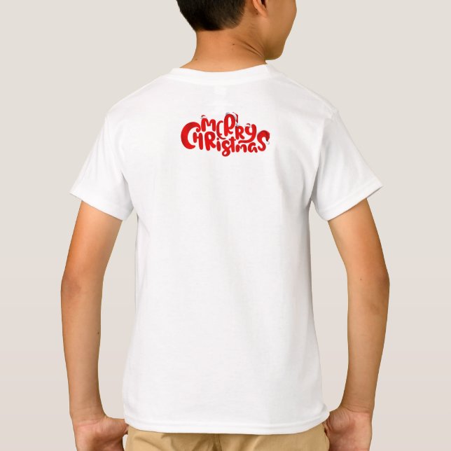 Merry Crismas Jultomten T-Shirt (Baksida)