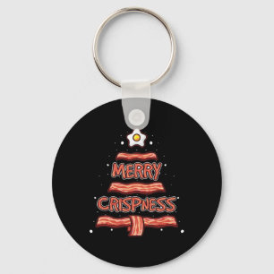 Merry Crispness Oh Bycon Träd Bbq Ugly jul S Nyckelring