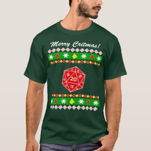 Merry Critmas Ugly jul Sweater T Shirt