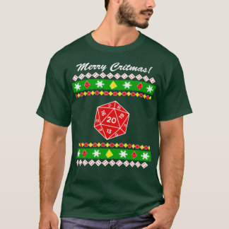 Merry Critmas Ugly jul Sweater T Shirt