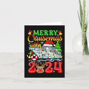 Merry Cruisemas 2024 Cruise jul Rudolph Julafton Kort
