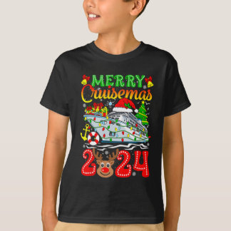 Merry Cruisemas 2024 Cruise jul Rudolph Julafton T Shirt