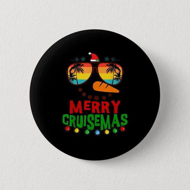 Merry Cruisemas 2025 Christmas Santa Snowman Cruis Knapp (Framsida)