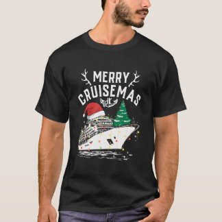 Merry Cruisemas Cruise Frakt Family jultomten T Shirt