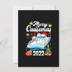 Merry Cruisemas Cruise Funny julfamilj Julafton Inbjudningar