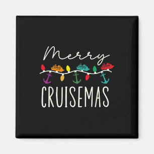 Merry Cruisemas Cruise jul Julafton Pajamas Holi Magnet