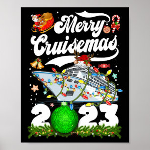 Merry Cruisemas Family Cruise jul 2023 Roligt Poster