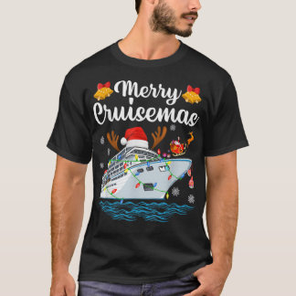 Merry Cruisemas Family Cruise jul Funny Sant T Shirt