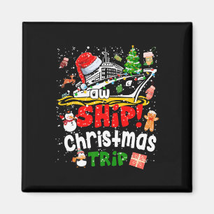 Merry Cruisemas Funny Cruise Frakt Family jul Magnet