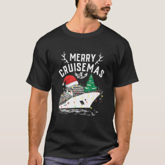 Merry Cruisemas Funny Cruise Frakt Family jul T Shirt