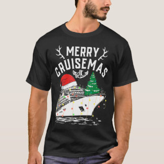 Merry Cruisemas Funny Cruise Frakt Family jul T Shirt