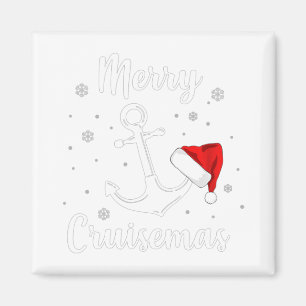 Merry Cruisemas Funny jul Cruise Helgdag Magnet