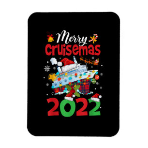 Merry Cruisemas Funny Santa Cruise Play jul Magnet