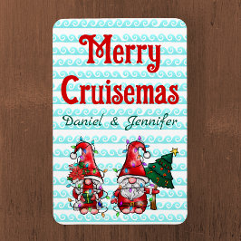 Merry Cruisemas Gnomes jul Cruise Door Magnet