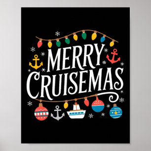 Merry Cruisemas jul Cruise S Family Cruisin Poster