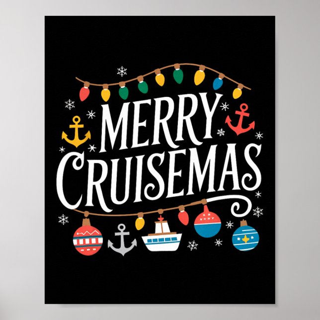 Merry Cruisemas jul Cruise S Family Cruisin Poster (Framsidan)