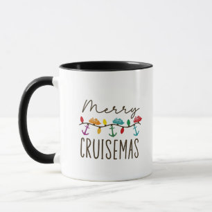 Merry Cruisemas jul - matchning av julgrusfamiljen Mugg