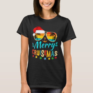Merry Cruisemas jul Santa Reindeer Cruise T Shirt
