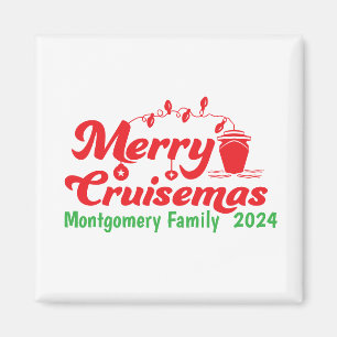 Merry Cruisemas Personlig Family Magnet