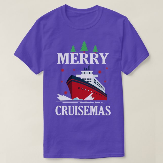 Merry Cruisemas Santa Cruise Frakt jul 2022 T Shirt (Design framsida)