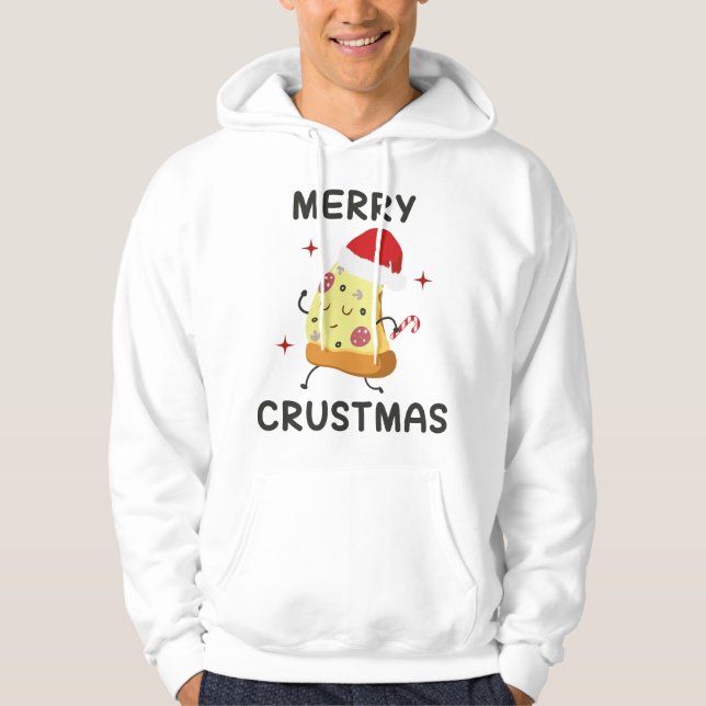 Merry Crustmas Hoodie (Framsida)