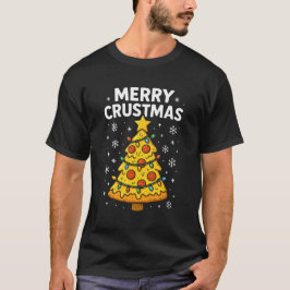 Merry Crustmas - Pizza Älskare's jul Vibes T Shirt