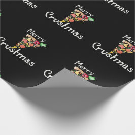 Merry Crustmas Pizza jul Presentpapper