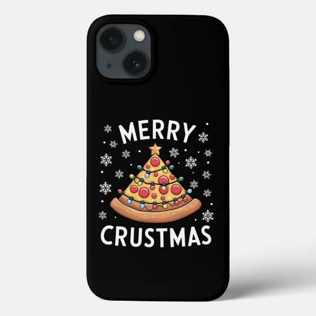 Merry Crustmas Pizza Julgran Julafton Gifts (Baksida)