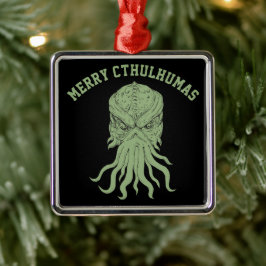 Merry Cthulhumas Lovecraft Cthulhu Julgransprydnad Metall