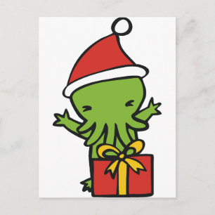 Merry Cthulmas Helg Vykort