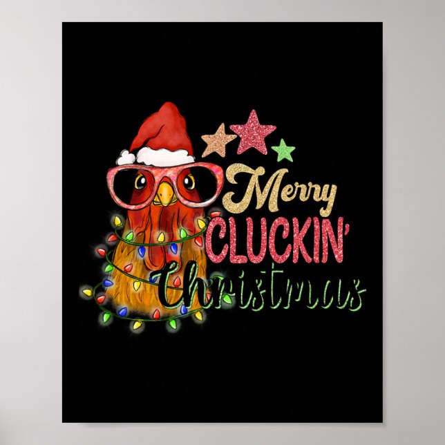 Merry Cturin's jul Festive Chicken Poster (Framsidan)
