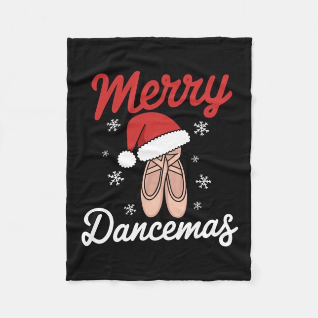 Merry Dancemas Byllet Dancer Teacher Dan Fleecefilt (Framsidan)