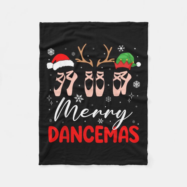 Merry Dancemas jul Ballet Scute Ss Cute Sss Fleecefilt (Framsidan)