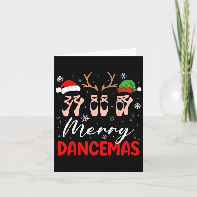 Merry Dancemas jul Ballet Scute Ss Cute Sss Kort (Framsida)